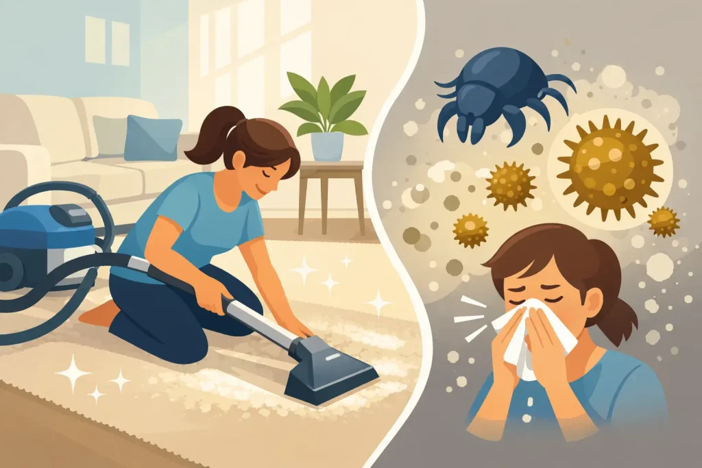 Does Carpet Cleaning Help Allergies at Home?