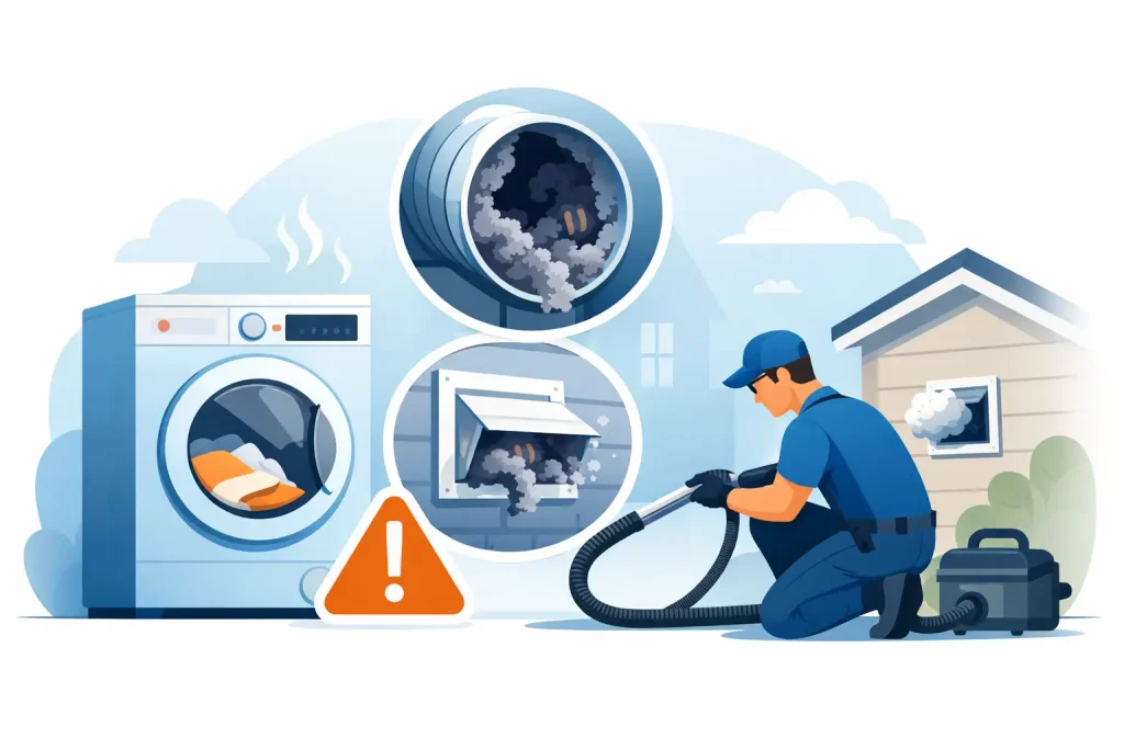 Dryer Vent Cleaning Signs You Should Not Ignore