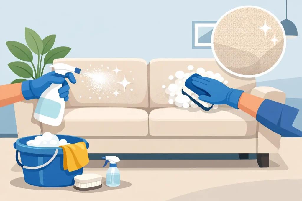 How to Clean Fabric Sofa Without Causing Damage