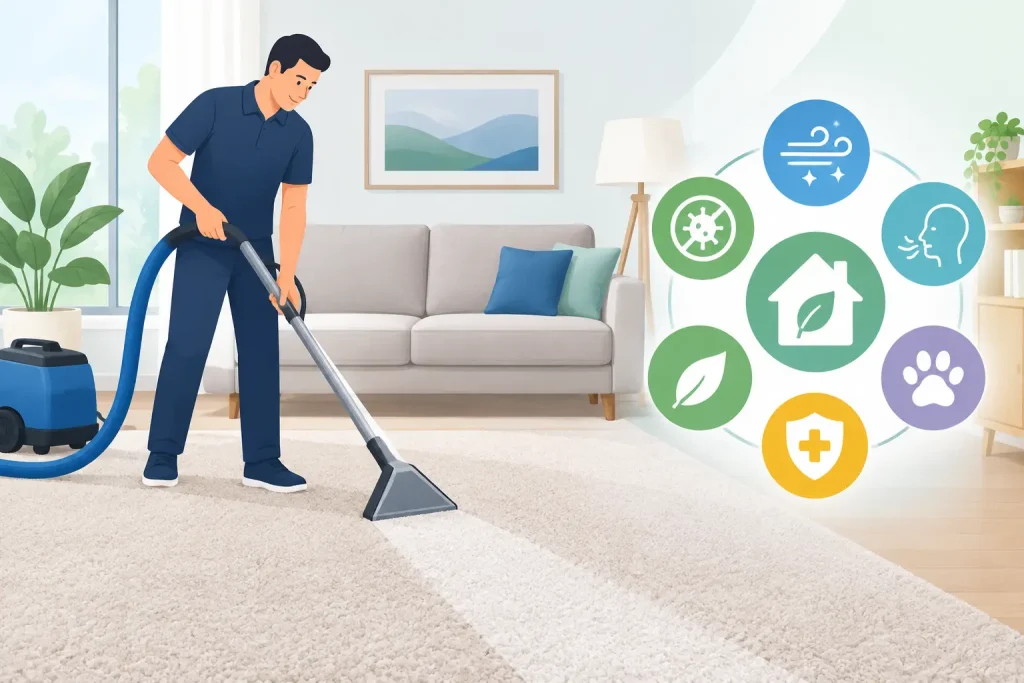 8 Carpet Cleaning Benefits for Healthier Homes