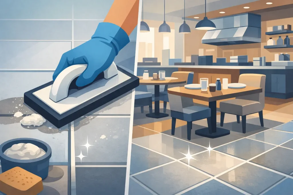 Restaurant Grout Restoration That Holds Up